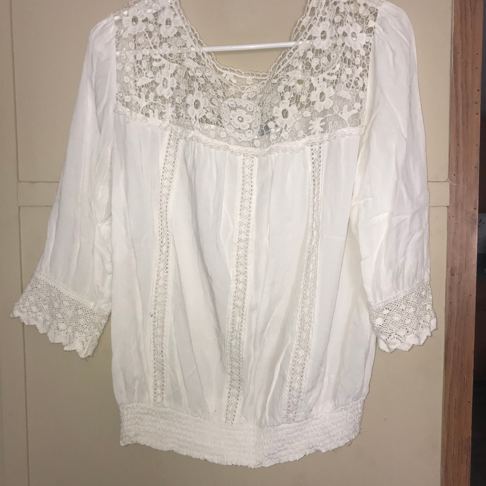 White Country Blouse